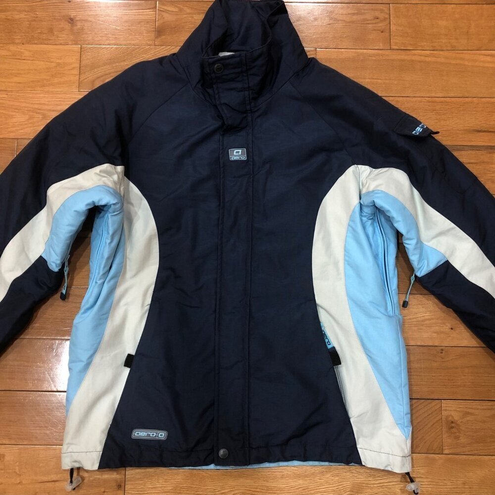 Aero Quality Outerwear Color Block Winter Jacket Size M